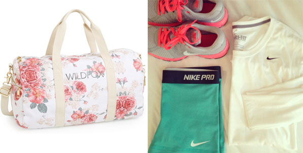  Floral Gym Bag from Wildfox 