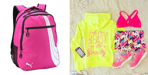  Pink Puma backpack 
