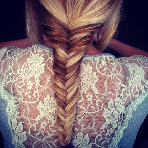 Fishtail Braid Hairstyle French