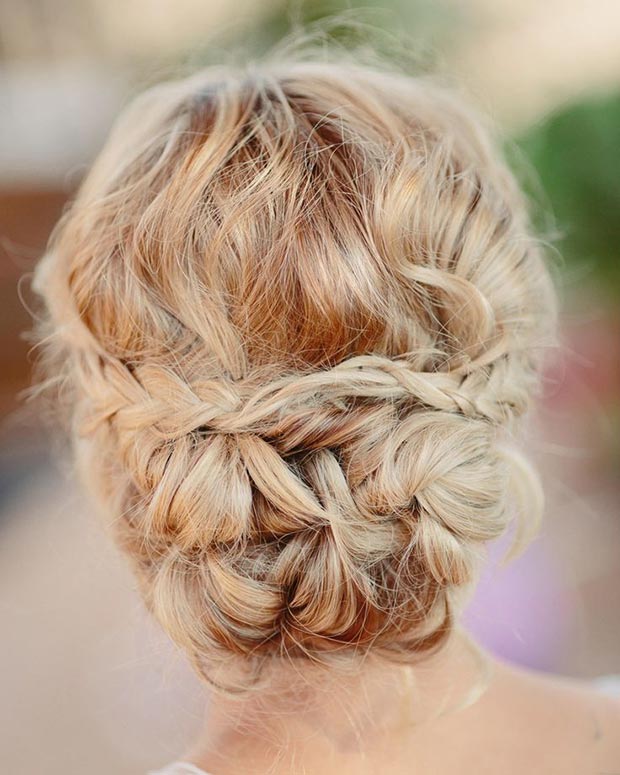 Cute Messy Updo for long hair