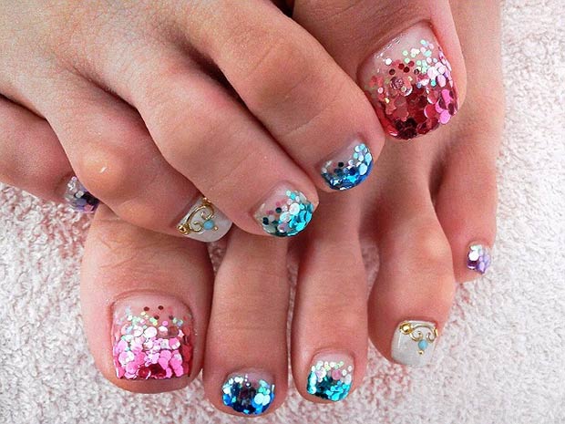 sparkle toes