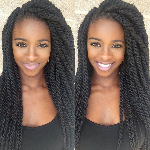 What are some kinky twist hairstyles?