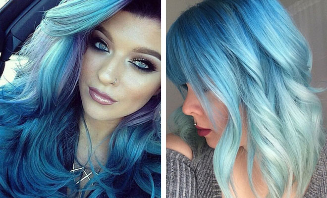 Blue hair color ideas for medium skin - wide 9