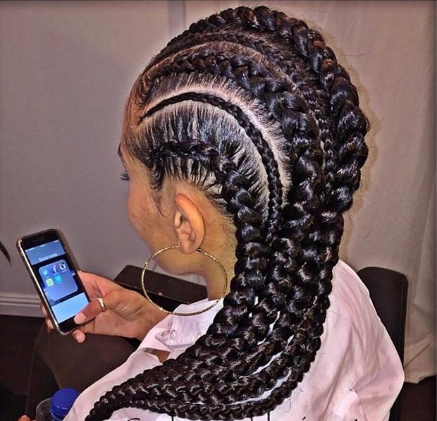 Cornrows Hairstyle for Black Women