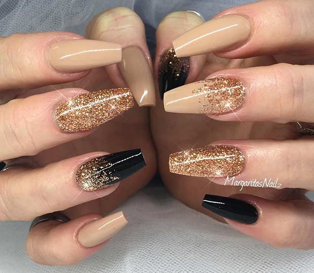 31 Snazzy New Year’s Eve Nail Designs - crazyforus