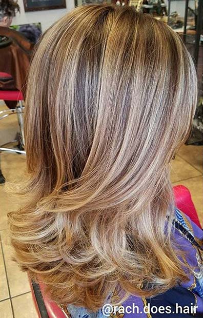 Blonde Balayage with Highlights
