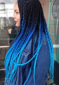 Pretty Box Braids With Color For Every Season Page Of Stayglam