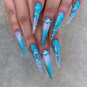 Blue Ombre Nails And Ideas We Re Trying Asap Stayglam