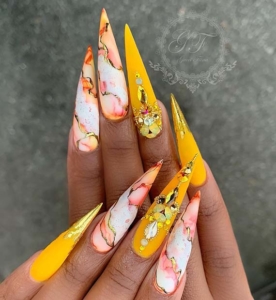 43 Of The Best Orange Nail Art Ideas And Designs StayGlam StayGlam