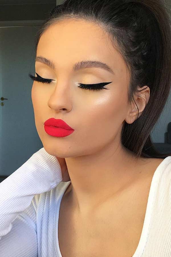 Red Lipstick Makeup Styles Lipstutorial Org