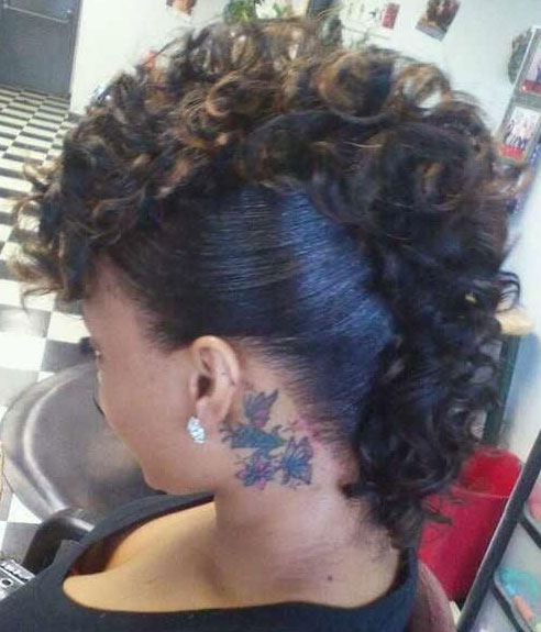 Black Hairstyles Mohawk Curls