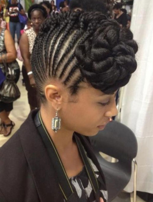 Mohawk hairstyles for black women 