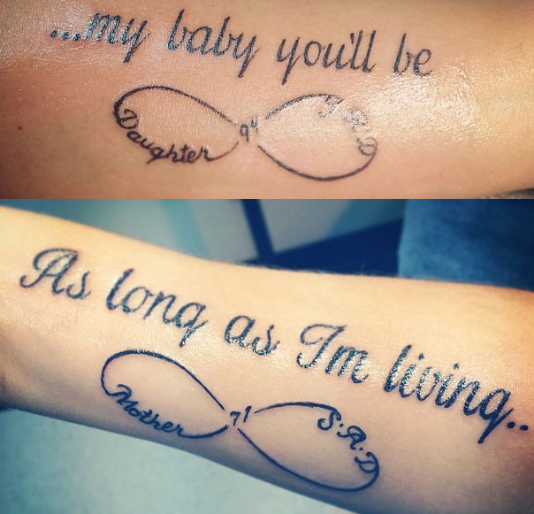 As long as I'm Living... My Baby You'll Be Tattoos 