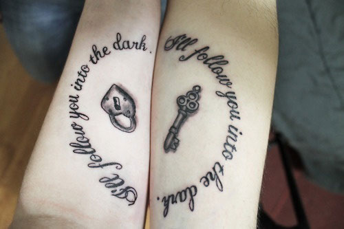 I'll Follow you into the Dark Tattoos
