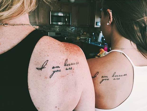Mother Daughter Quote Tattoos