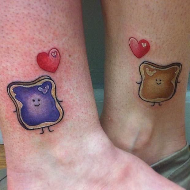 42 Sweet  Meaningful Mother and Daughter Tattoos  Peanut