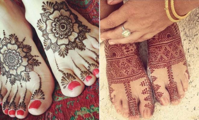 Foot Henna Designs