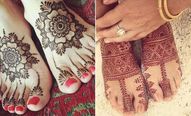 Henna Foot Design  A Henna Tattoo  Dyeing and Decorating on Cut Out   Keep