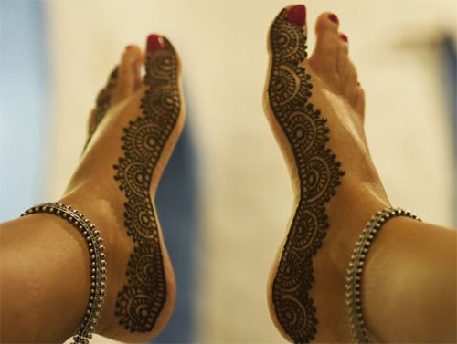 Henna Tattoo Foot Designs - Paisley Foot by Henna Tattoos Ogden Utah : Unique feet henna tattoo design: