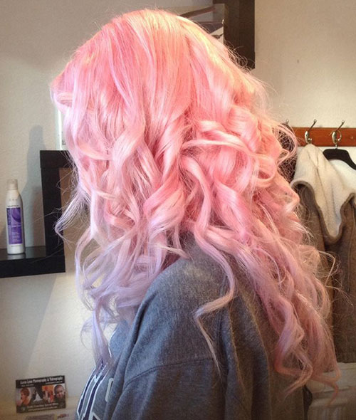 Descubrir 89+ imagen pastel pink wavy hair - Abzlocal.mx