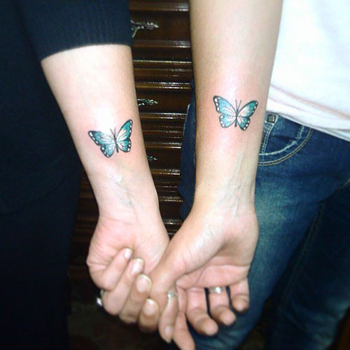 Share 93 about couple butterfly tattoos latest  indaotaonec