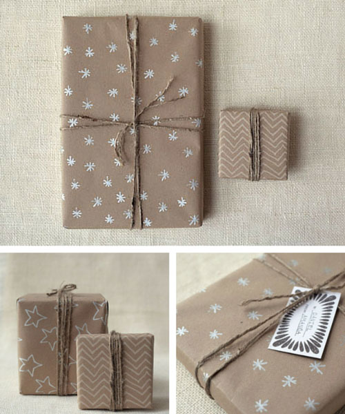 18 Brown Paper Christmas Gift Wrapping Ideas | StayGlam