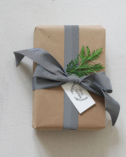 Kraft Paper Ribbon Christmas Gift Wrapping