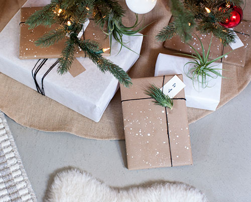 Download 18 Brown Paper Christmas Gift Wrapping Ideas Stayglam PSD Mockup Templates