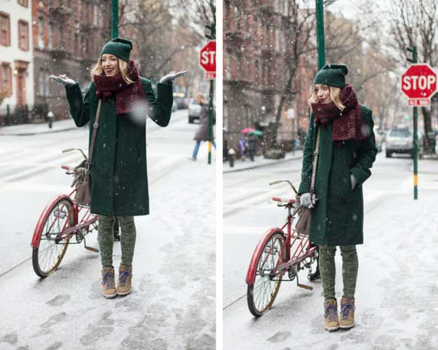 Winter Green Outfit