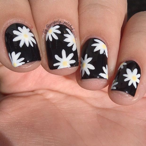 50 Best Black and White Nail Designs StayGlam