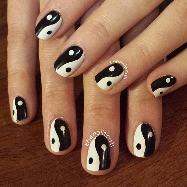 Yin Yang Nails