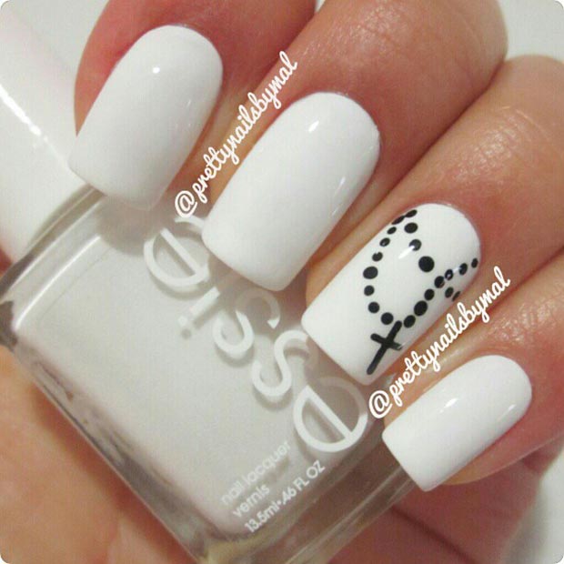 50 Best Black And White Nail Designs Stayglam