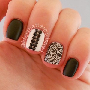 50 Best Black and White Nail Designs | StayGlam