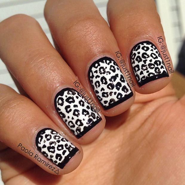 50 Best Black and White Nail Designs | StayGlam