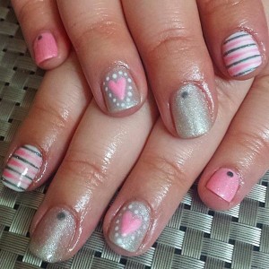 30 Lovely Valentine's Day Nails | StayGlam - StayGlam