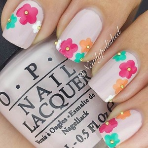 50 Flower Nail Designs for Spring - StayGlam - StayGlam