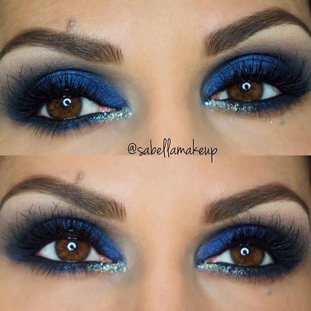 For looks eyes eyeshadow brown blue boxes