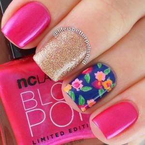 50 Flower Nail Designs for Spring - StayGlam - StayGlam