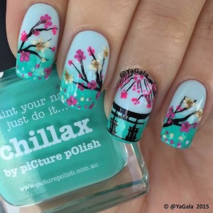 50 Flower Nail Designs for Spring - StayGlam - StayGlam