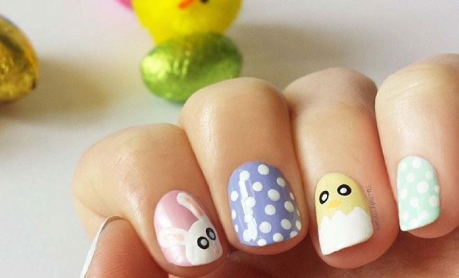 32 Cute Nail Art Designs For Easter Stayglam