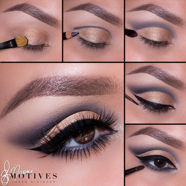 Gold and Steel Cut Crease Pictorial