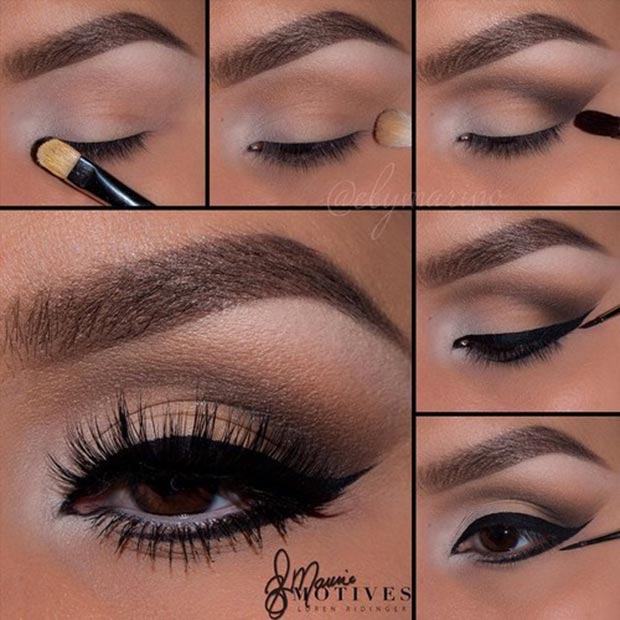 natural eye makeup ideas for brown eyes