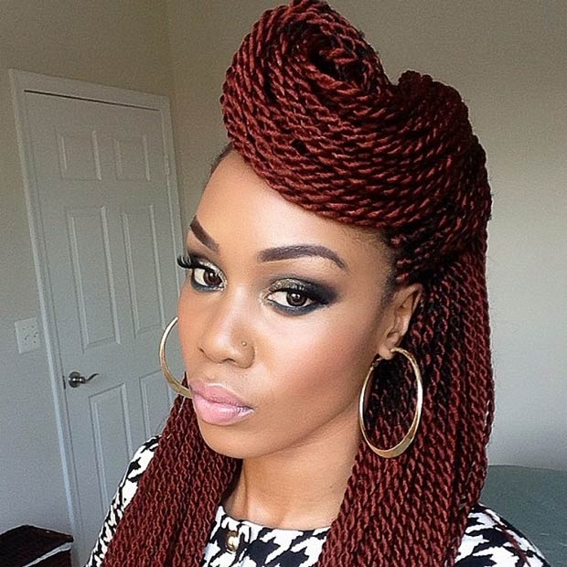 Senegalese Twist Hairstyles