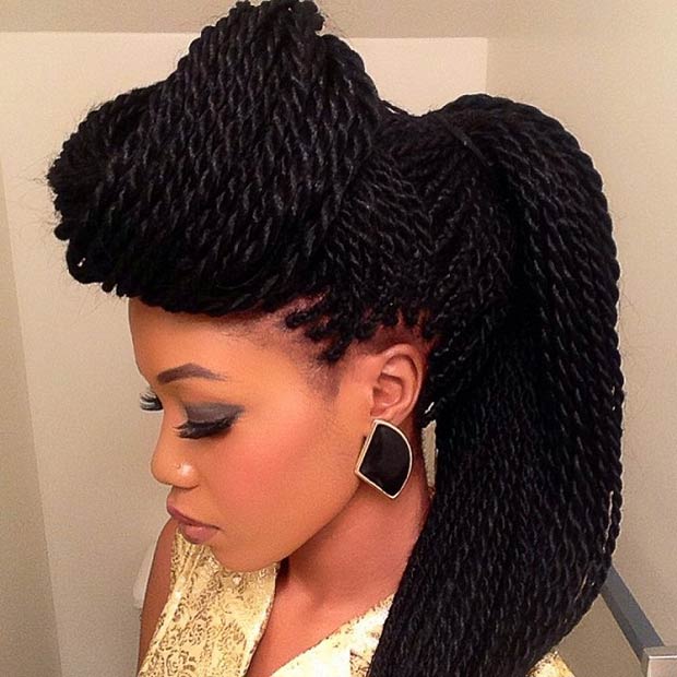 49 Senegalese Twist Hairstyles For Black Women Stayglam