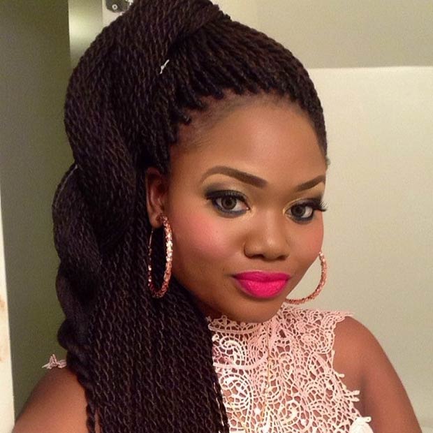 Senegalese Twists Hairstyles