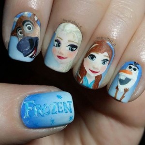 21 Super Cute Disney Nail Art Designs - StayGlam - StayGlam