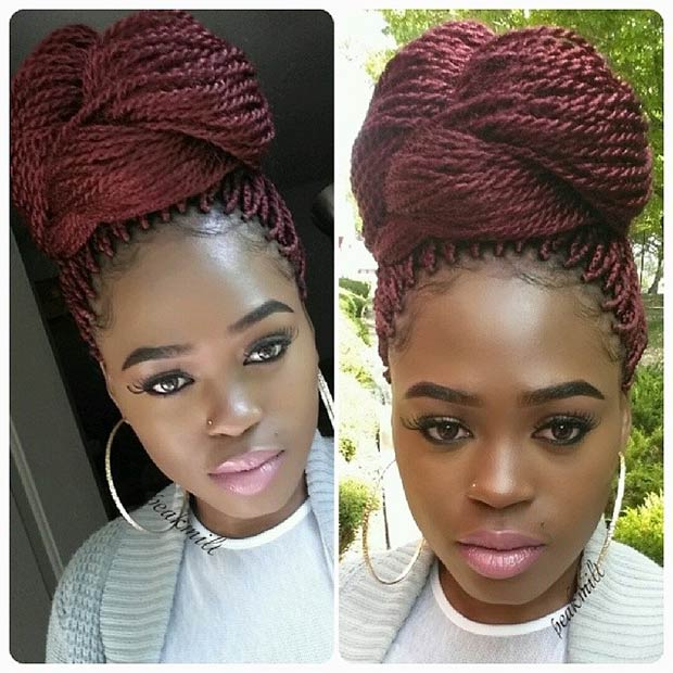 49 Senegalese Twist Hairstyles For Black Women Stayglam