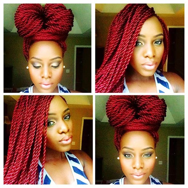 Senegalese Twist Styles