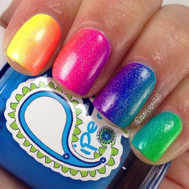 30 Eye-Catching Summer Nail Art Designs - Page 2 of 3 - StayGlam