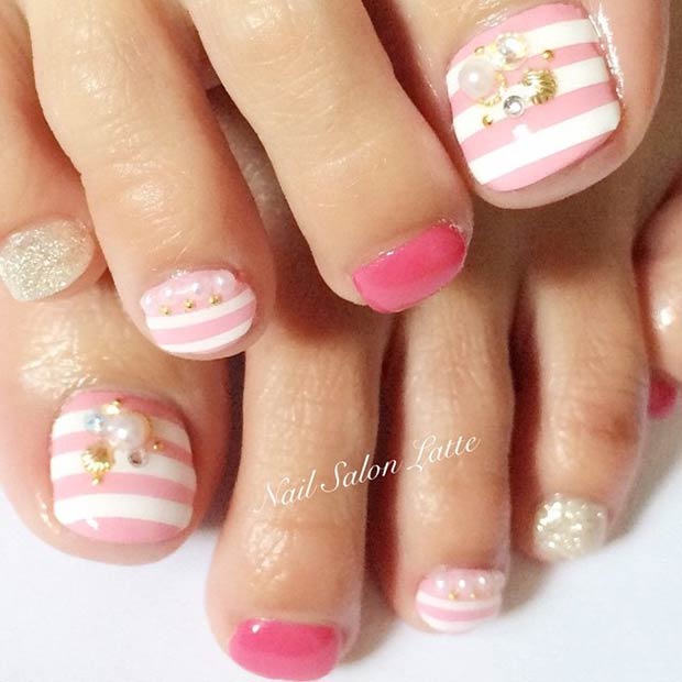 51 Adorable Toe Nail Designs For This Summer | StayGlam